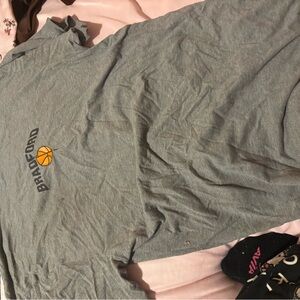 Gray Bradford T-Shirt with Basketball Logo